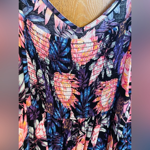 H&M Multicolor Floral Sleeveless Dress - Picture 4 of 5